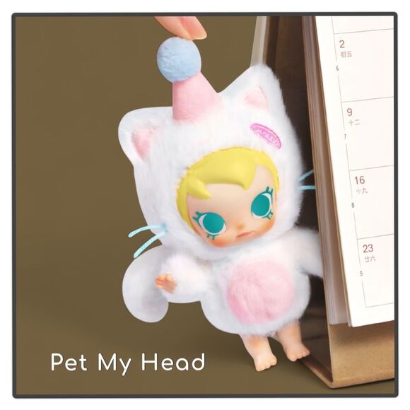 Pop Mart Baby Molly Pocket of Friends Pet My Head - Picture 1 of 16